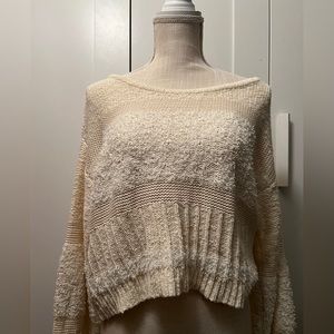 | Cream sweater |
